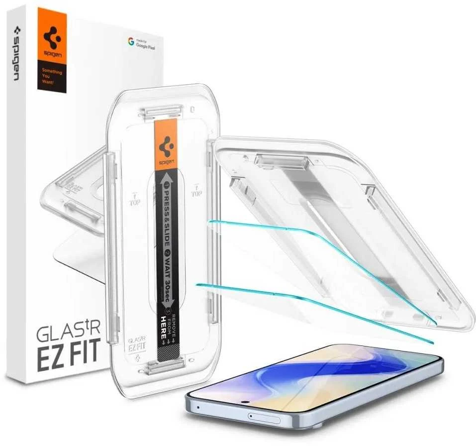 Spigen Glas.tR EZ Fit Apsauginis stiklas su aplikatoriumi Google Pixel 9 Pro XL (2 pcs.)