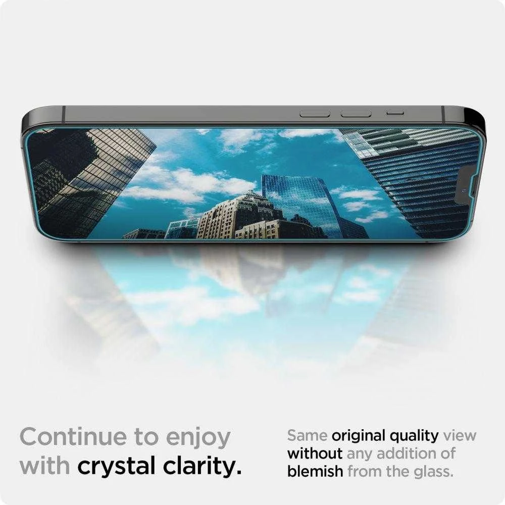 Apsauginis stiklas for iPhone 13 / 13 Pro / 14 with Spigen Glas.tR EZ FIT applicator (2 pcs.)