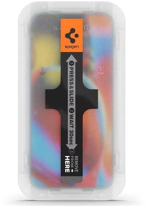 Apsauginis stiklas for iPhone 13 / 13 Pro / 14 with Spigen Glas.tR EZ FIT applicator (2 pcs.)