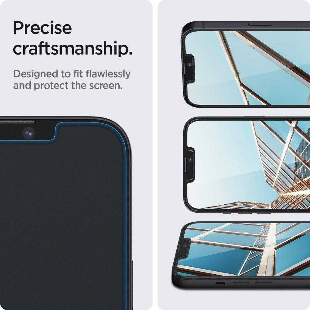 Apsauginis stiklas for iPhone 13 / 13 Pro / 14 with Spigen Glas.tR EZ FIT applicator (2 pcs.)