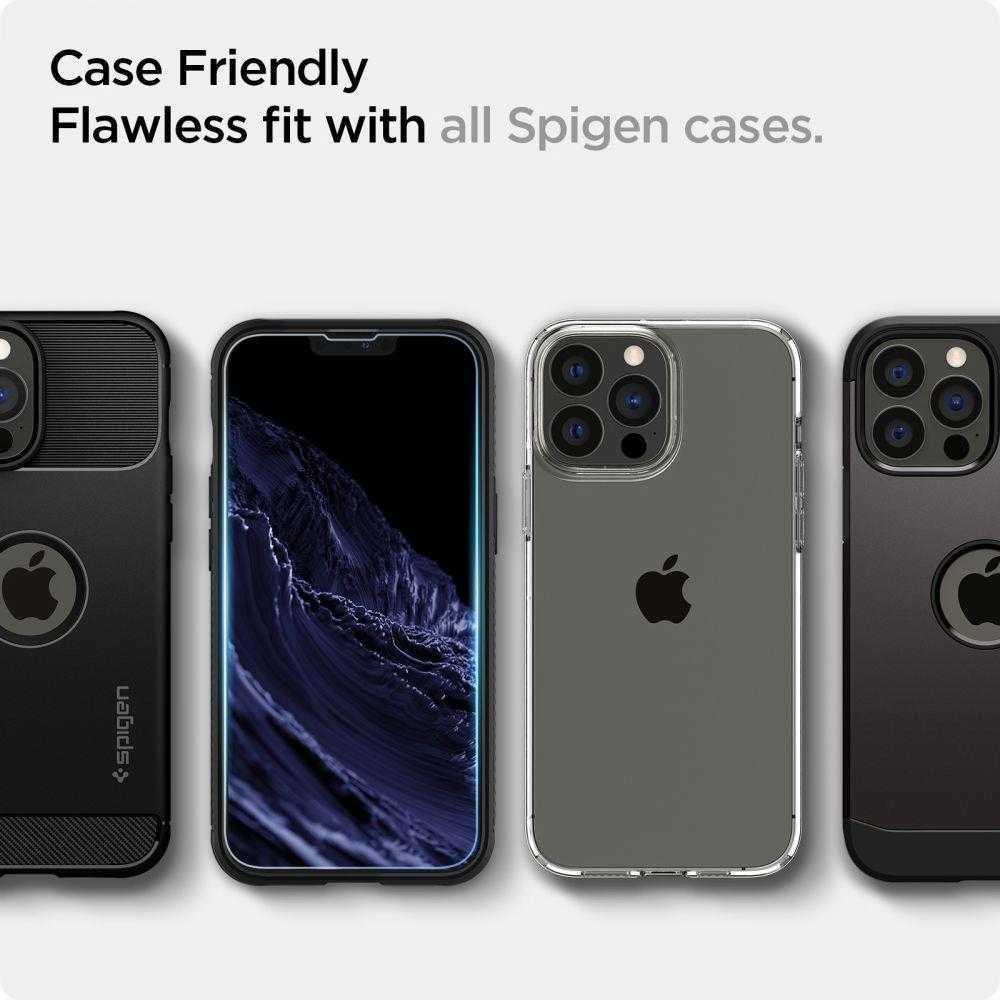 Apsauginis stiklas for iPhone 13 / 13 Pro / 14 with Spigen Glas.tR EZ FIT applicator (2 pcs.)