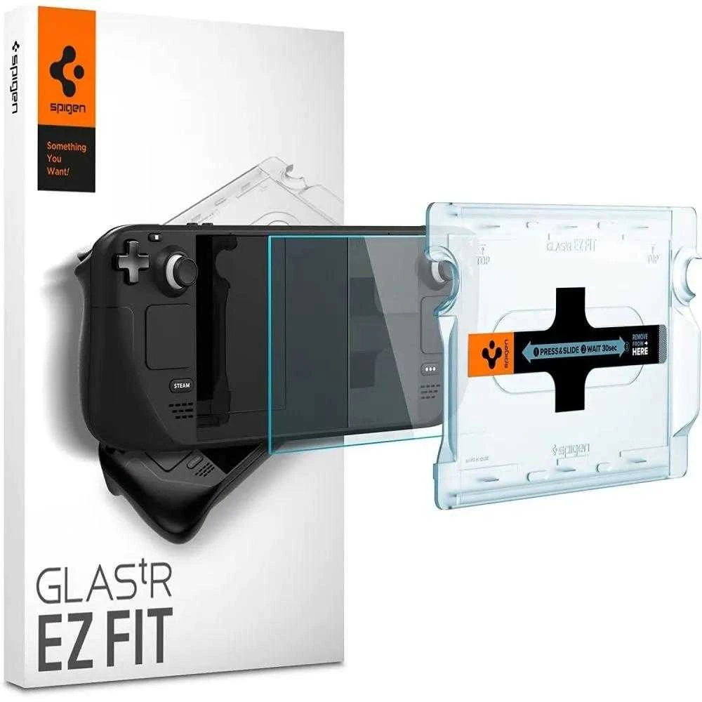 Apsauginis stiklas Spigen GLAS.TR „EZ FIT” STEAM DECK CLEAR