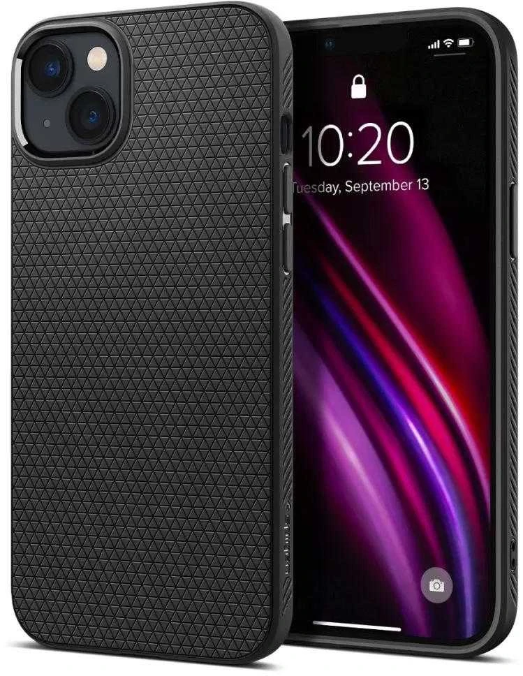 Dėklas SPIGEN LIQUID AIR IPHONE 14 PLUS/ 15 PLUS MATTE Juodas