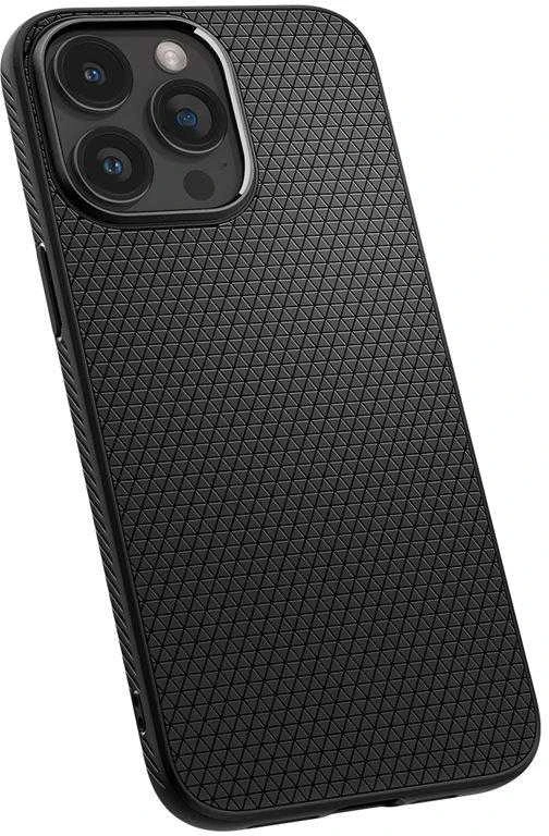 Dėklas SPIGEN LIQUID AIR IPHONE 15 PRO MAX MATTE Juodas