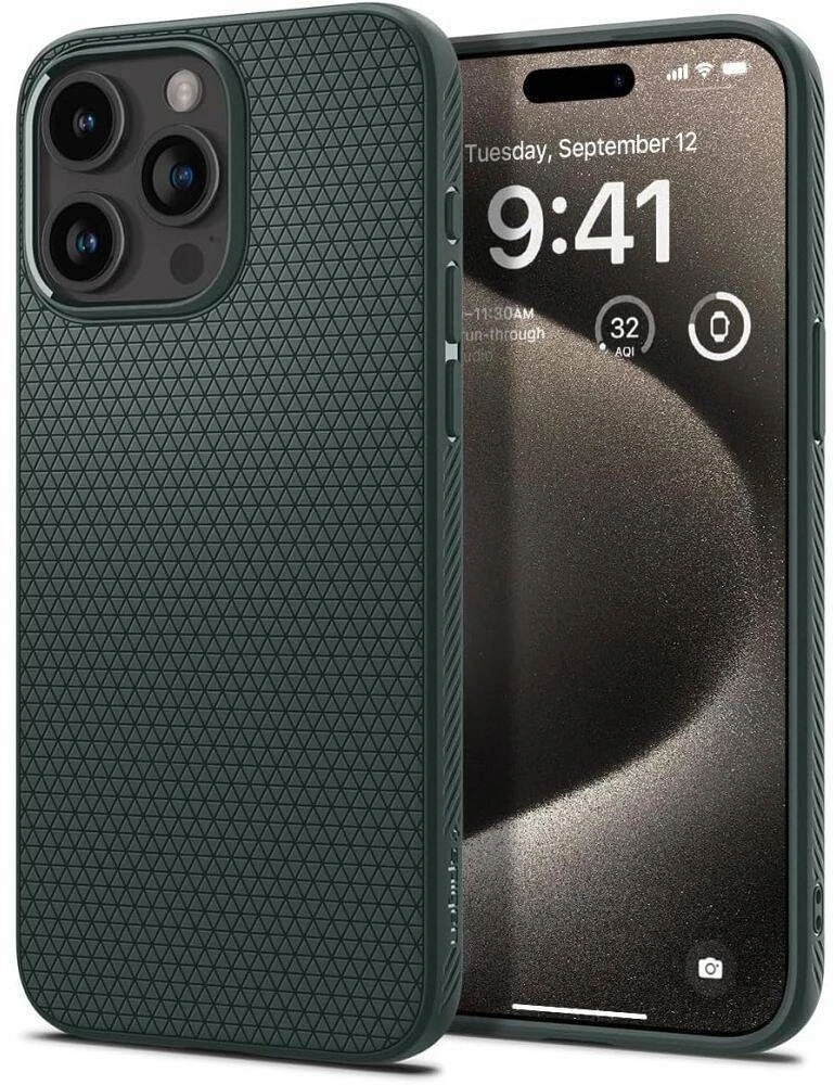 Spigen Liquid Air Apple iPhone 16 Pro Max – dėklas telefonui žalios spalvos