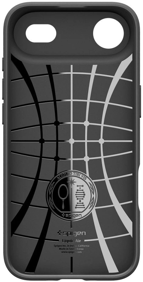 SPIGEN dėklas LIQUID AIR iPhone 17 Air matinis juodas
