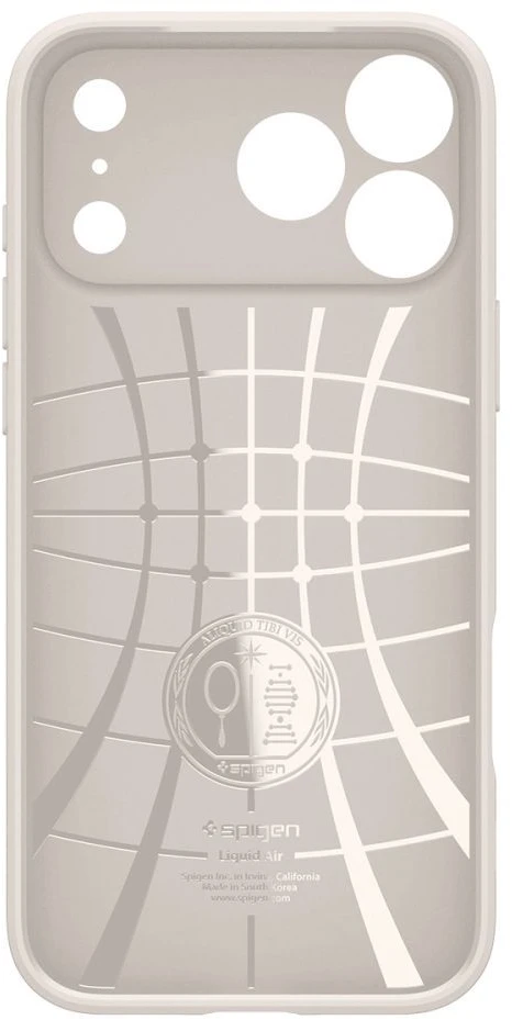 Spigen Liquid Air dėklas skirtas iPhone 17 Pro – titanium