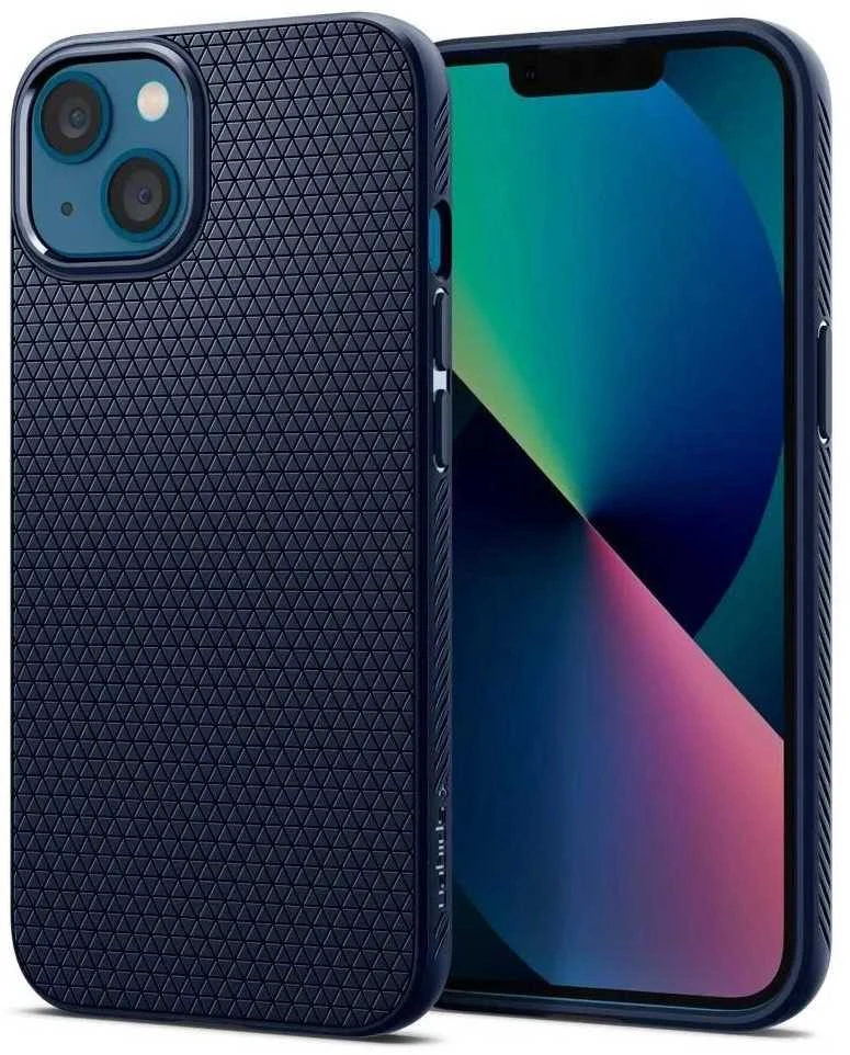 Spigen Liquid Air dėklas skirtas Apple iPhone 13, spalva - Navy Blue