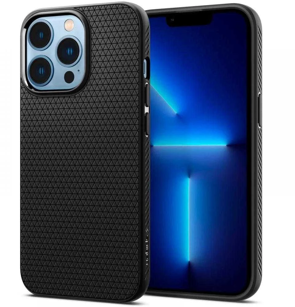 Spigen Liquid Air dėklas skirtas Apple iPhone 13 Pro, spalva - Matte Black
