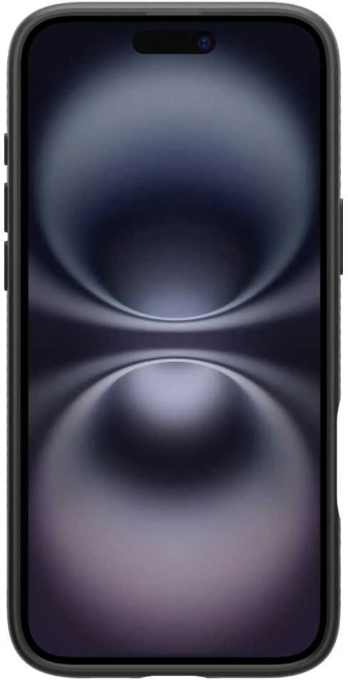 Spigen Liquid Air Apple iPhone 16 – dėklas telefonui juodos spalvos