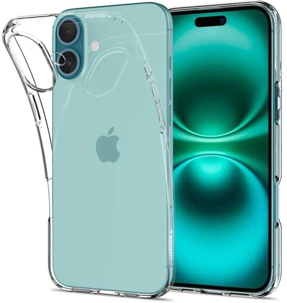 Spigen Liquid Crystal Apple iPhone 16 – dėklas telefonui skaidrus