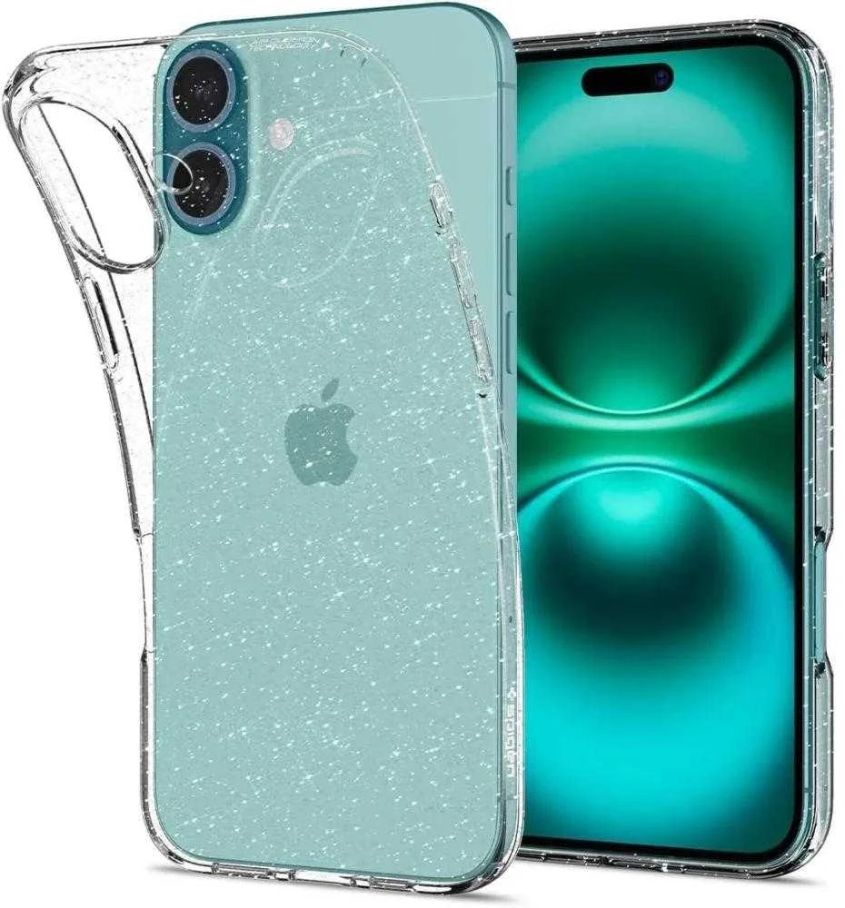 Apple iPhone 16 Spigen Liquid Crystal Glitter Crystal dėklas telefonui skaidrus
