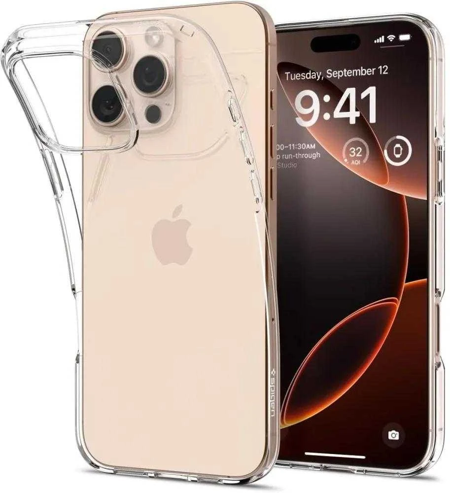Spigen Liquid Crystal Apple iPhone 16 Pro – dėklas telefonui skaidrus