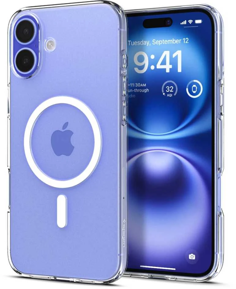 SPIGEN LIQUID CRYSTAL MAG MAGSAFE Apple iPhone 16 dėklas telefonui skaidrus