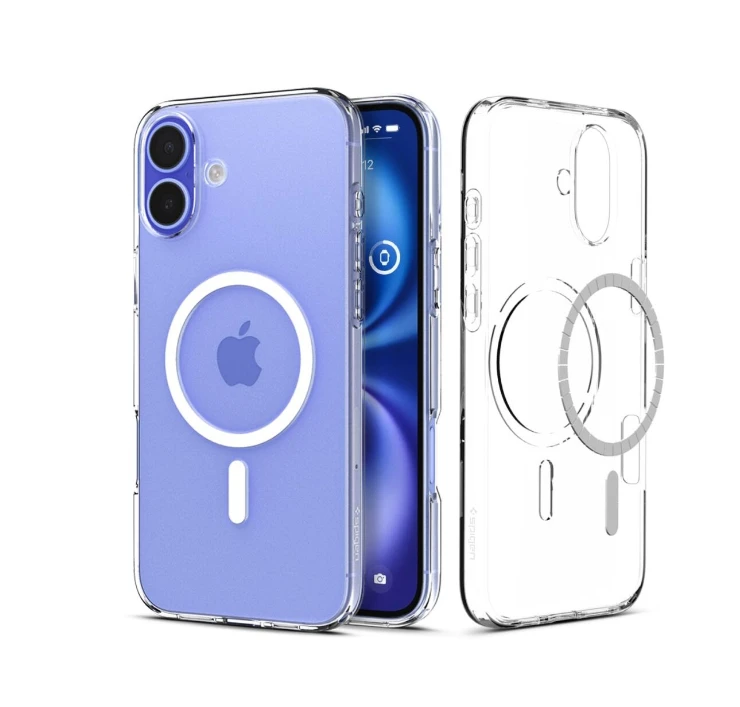 SPIGEN LIQUID CRYSTAL MAG MAGSAFE Apple iPhone 16 dėklas telefonui skaidrus