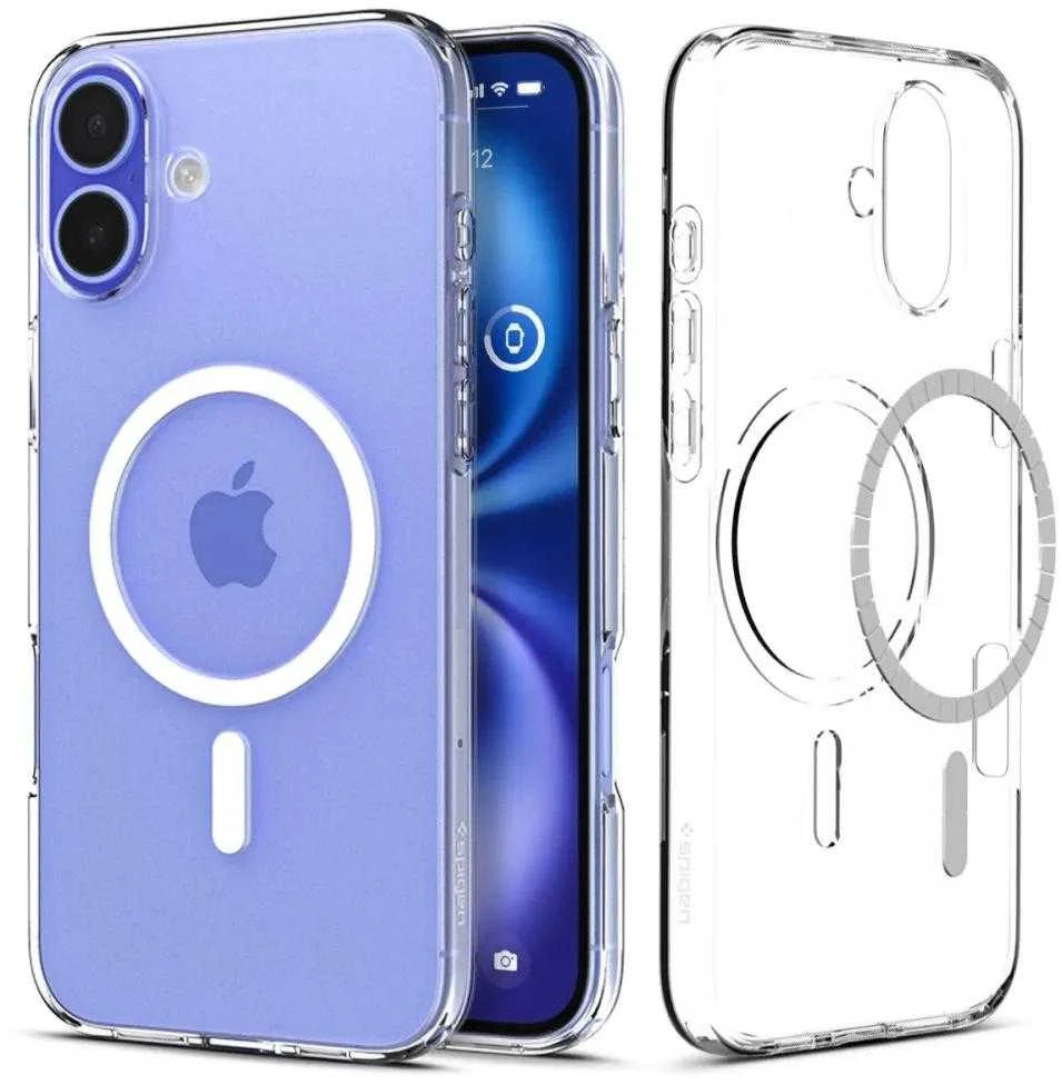 SPIGEN LIQUID CRYSTAL MAG MAGSAFE Apple iPhone 16 dėklas telefonui skaidrus