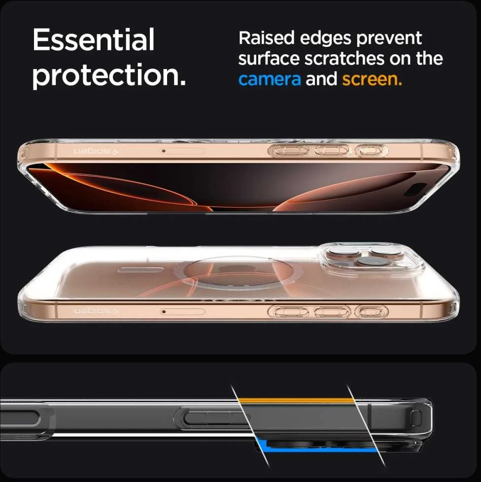 SPIGEN LIQUID CRYSTAL MAG MAGSAFE Apple iPhone 16 Pro dėklas telefonui skaidrus