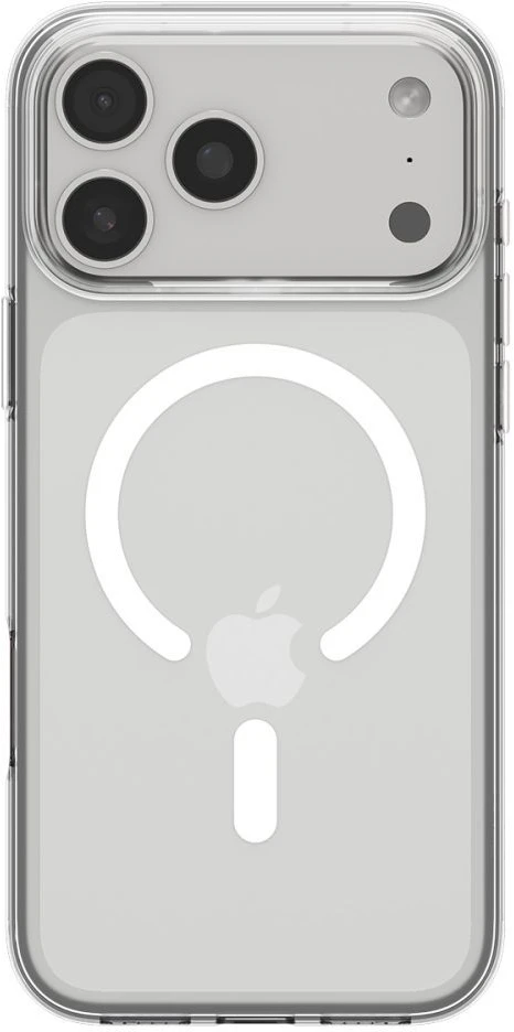 Dėklas „Spigen Liquid Crystal MagSafe“, skaidrus baltas - iPhone 17 Pro Max