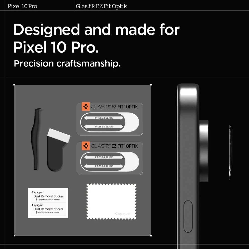 Spigen Optik Glas.tR Camera Cover 2-pack skirtas Google Pixel 10 Pro