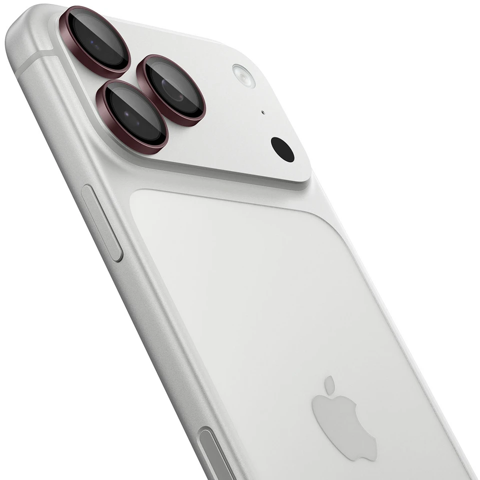 Spigen Optik Pro GLAS.TR EZ FIT 2 vnt. grūdinto stiklo fotoaparato ekrano apsauga iPhone 18 Pro / 18 Pro Max – Tamsiai vyšninė