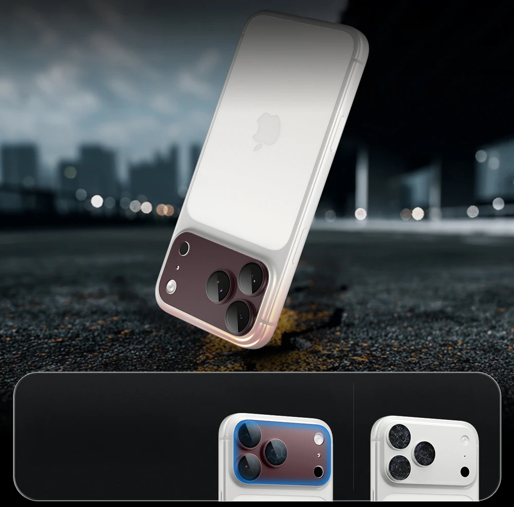 Spigen Optik Pro XL GLAS.TR EZ FIT Tempered Glass for iPhone 18 Pro Max - Dark Cherry