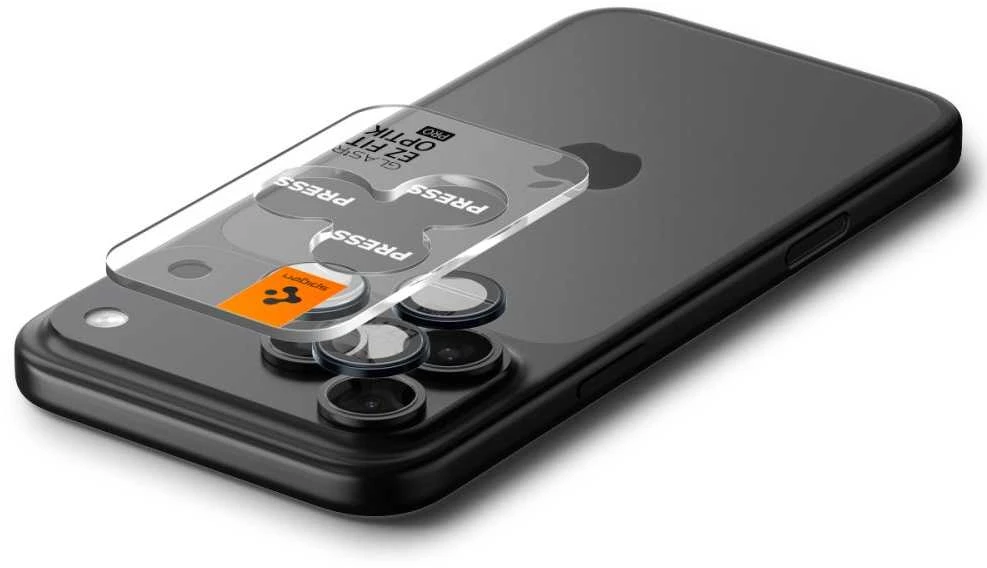 Spigen Optik.tR EZ Fit kameros apsauga skirta Apple iPhone 14 Pro / Pro Max / 15 Pro / Pro Max – Titanium Mėlyna 2 pcs.