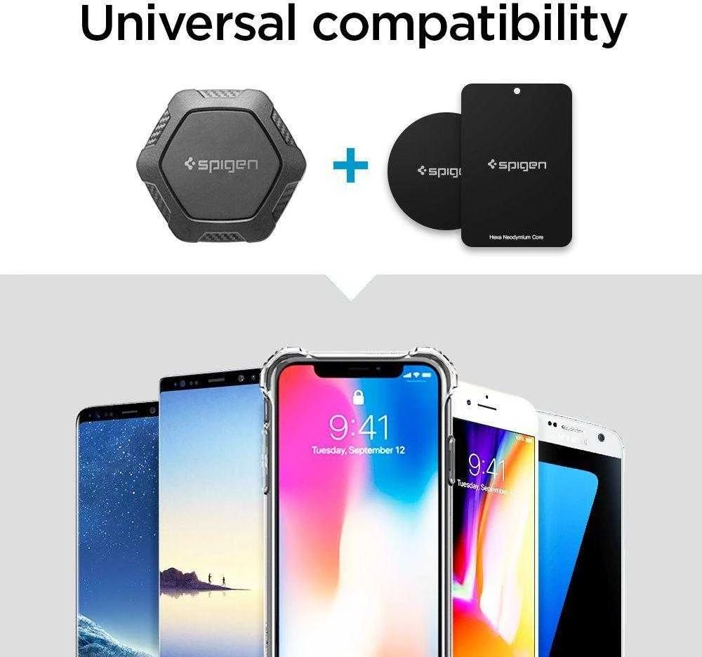 Spigen Magnetinis CD laikiklis automobiliui QS24 Juodas