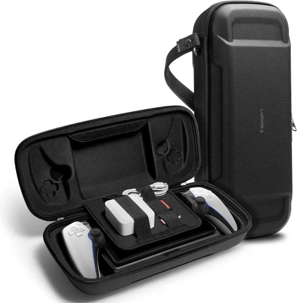 Spigen Rugged Armor Pro Sony Playstation Portal – dėklas telefonui juodos spalvos