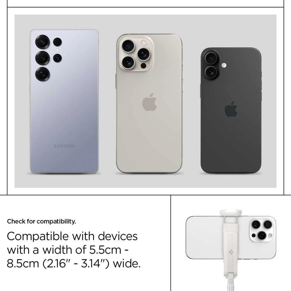 Spigen S541W Bluetooth asmenukių lazda štatyvas smėlio spalvos