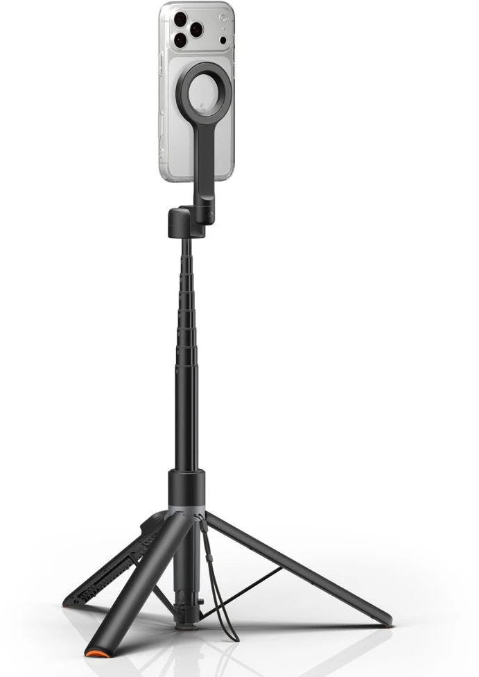 Spigen MagSafe Tripod Selfie Stick, juodos spalvos