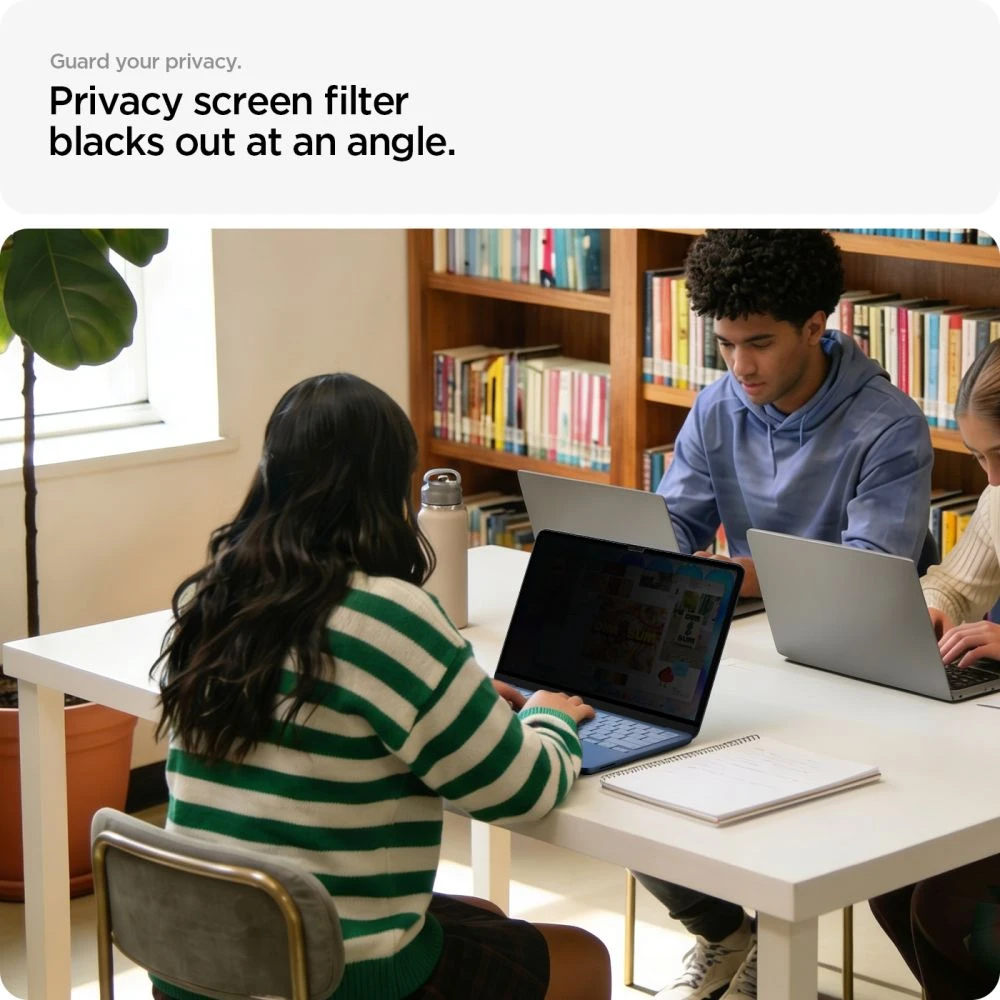 PRIVATUMO FILTRAS Spigen SAFE VIEW MACBOOK NEO 13 2026 PRIVACY