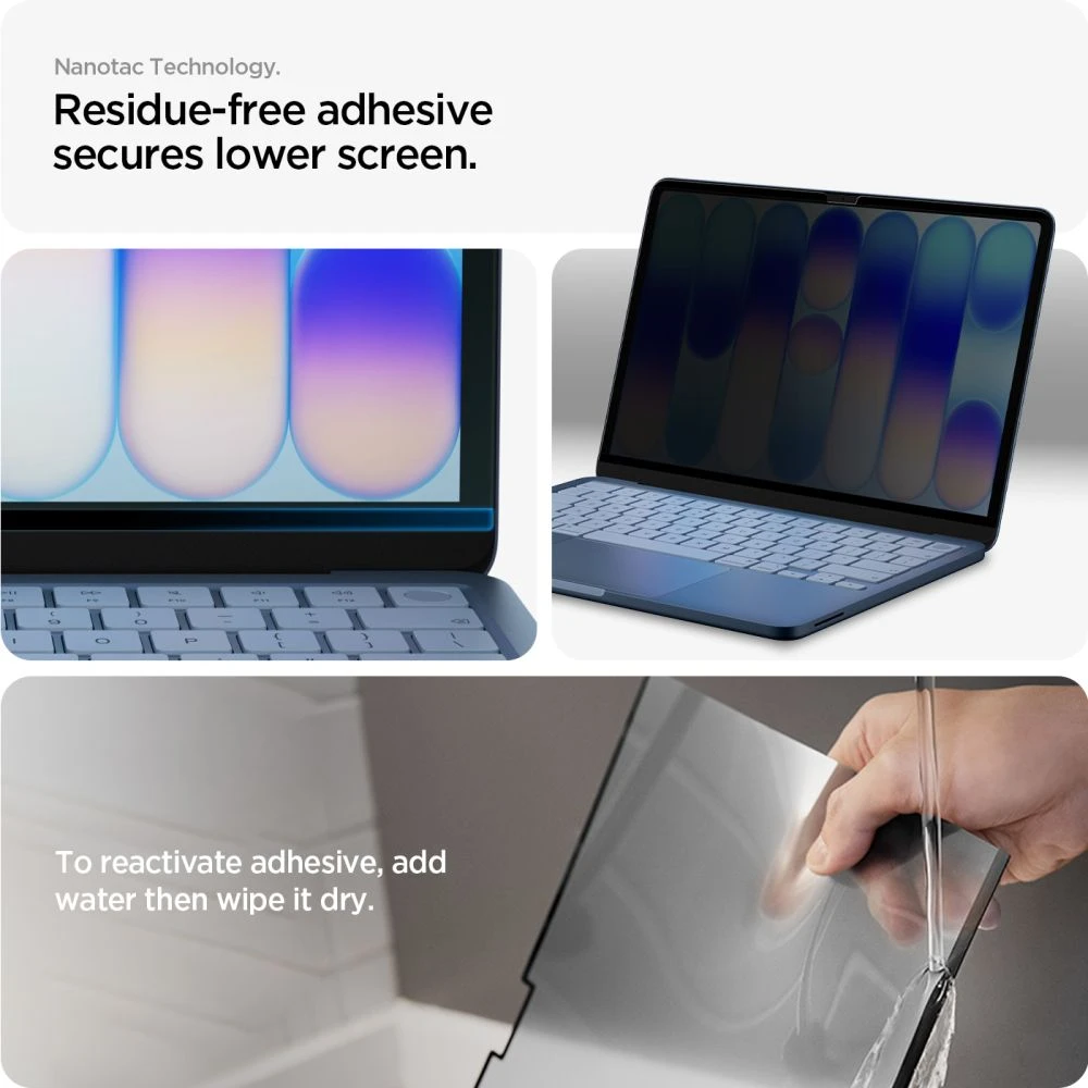 PRIVATUMO FILTRAS Spigen SAFE VIEW MACBOOK NEO 13 2026 PRIVACY