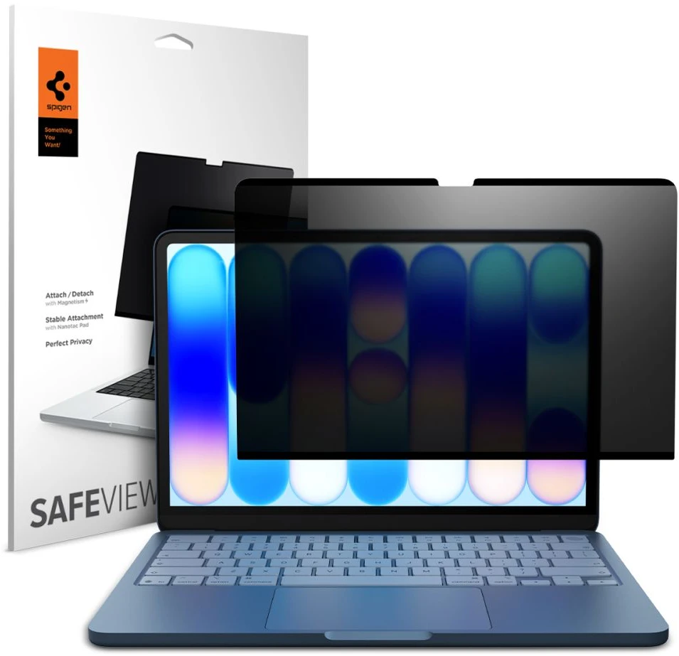 PRIVATUMO FILTRAS Spigen SAFE VIEW MACBOOK NEO 13 2026 PRIVACY