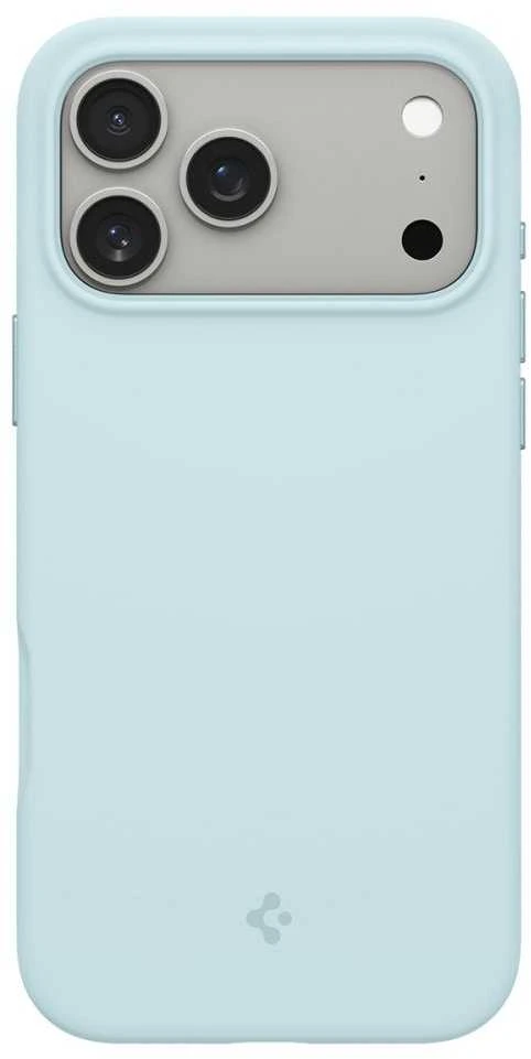Dėklas Spigen Silicone Fit MagSafe, mute mėlynas - iPhone 17 Pro Max