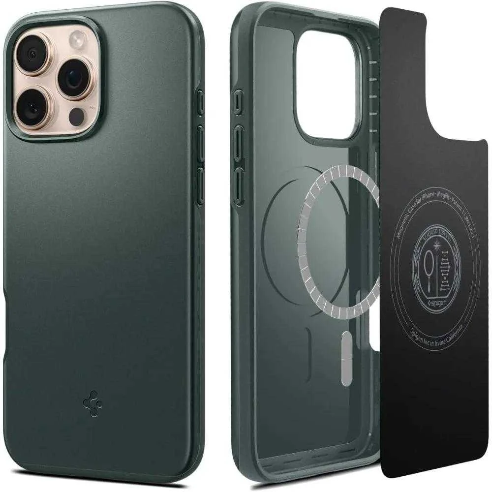 Spigen Thin Fit MagSafe Apple iPhone 16 Pro Max – dėklas telefonui žalios spalvos