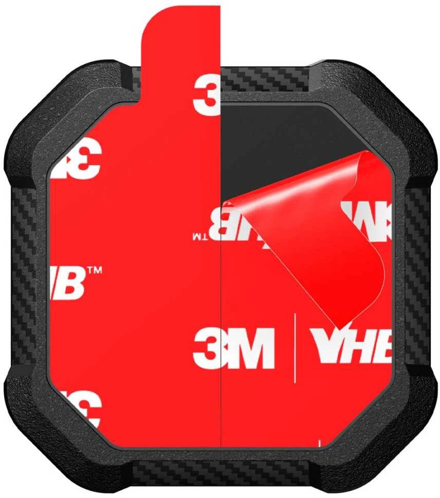 Spigen Tough Armor dėklas skirtas AirTag 1/2 – juodos spalvos