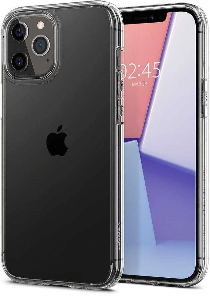 Spigen Ultra Hybrid dėklas skirtas Apple iPhone 12 Pro, spalva - Crystal Clear