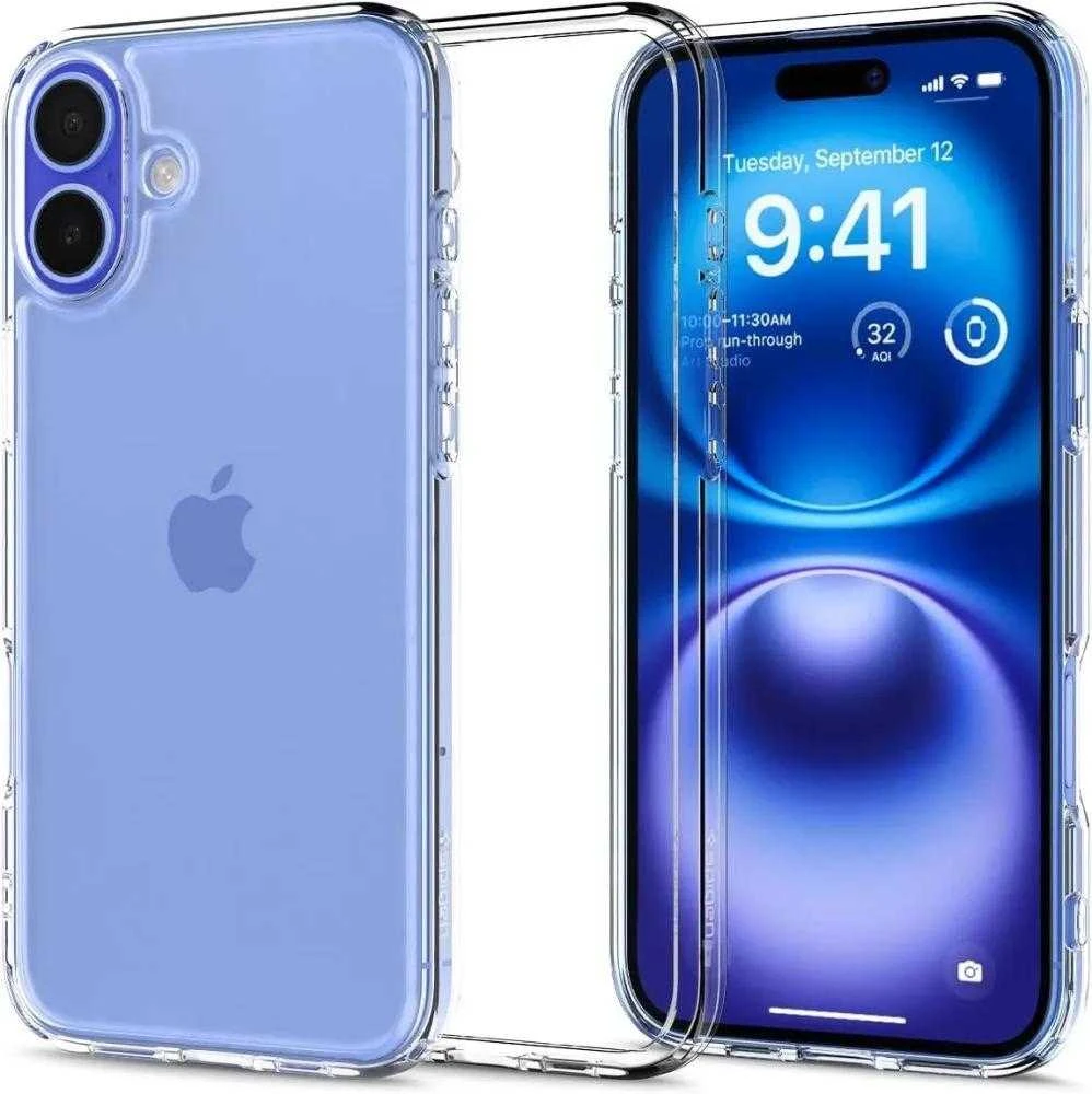 Spigen Ultra Hybrid Apple iPhone 16 – dėklas telefonui skaidrus
