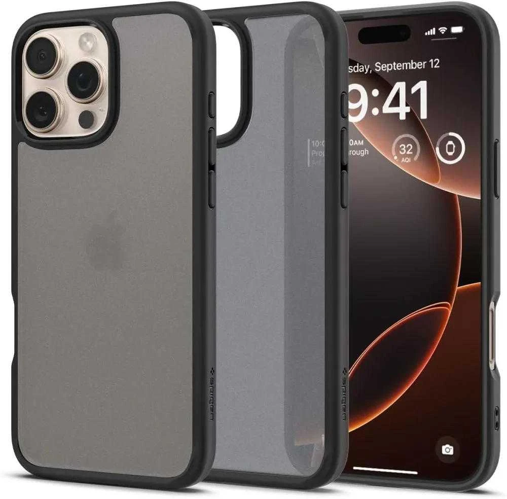 Spigen Ultra Hybrid Apple iPhone 16 Pro – dėklas telefonui juodos spalvos