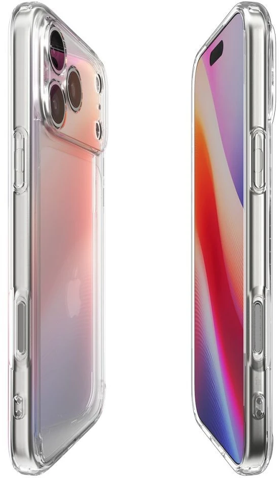 Spigen Ultra Hybrid dėklas skirtas Apple iPhone 17 Pro – skaidrus