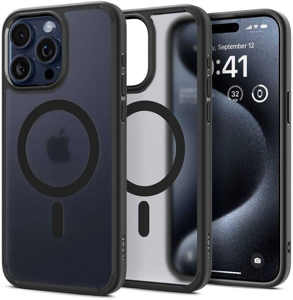 Spigen Ultra Hybrid Mag MagSafe Apple iPhone 16 Pro – dėklas telefonui juodos spalvos