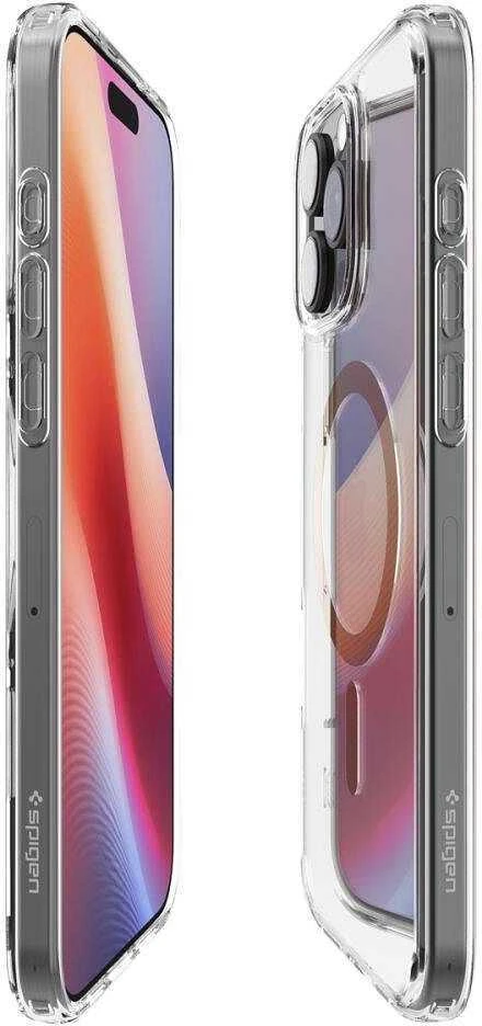 Apple iPhone 16 Pro MAX Spigen Ultra Hybrid Mag MagSafe dėklas telefonui aukso spalvos