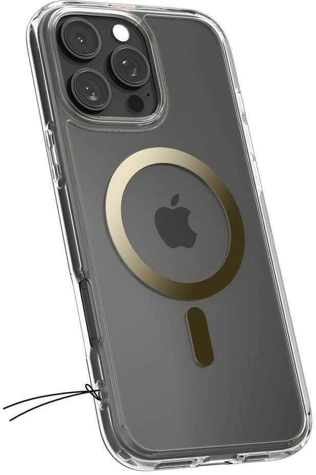 Apple iPhone 16 Pro MAX Spigen Ultra Hybrid Mag MagSafe dėklas telefonui aukso spalvos