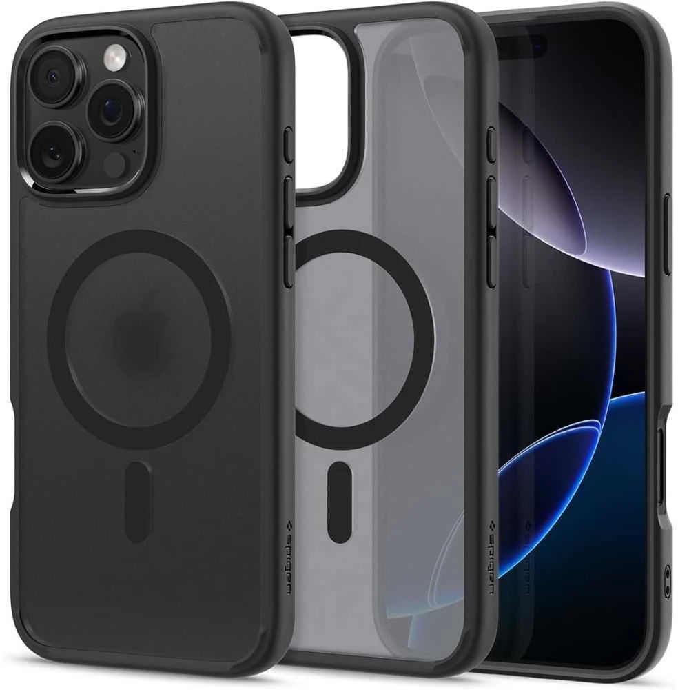 Spigen Ultra Hybrid Mag MagSafe Apple iPhone 16 Pro – dėklas telefonui juodos spalvos