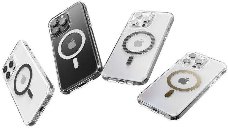 Spigen Ultra Hybrid (MagFit) dėklas skirtas Apple iPhone 15 Pro, spalva - Frost Black
