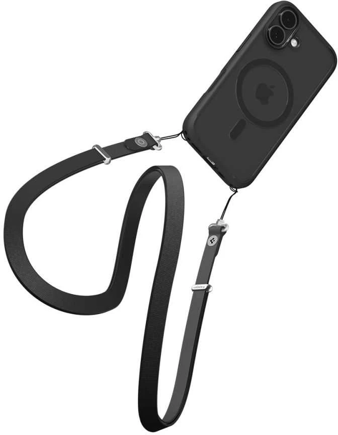 Spigen Ultra Hybrid MagSafe dėklas skirtas Apple iPhone 17 – juodos spalvos