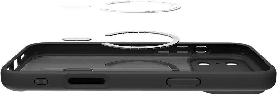 Dėklas Spigen Ultra Hybrid MagSafe, frost juodas - iPhone 17 Pro Max