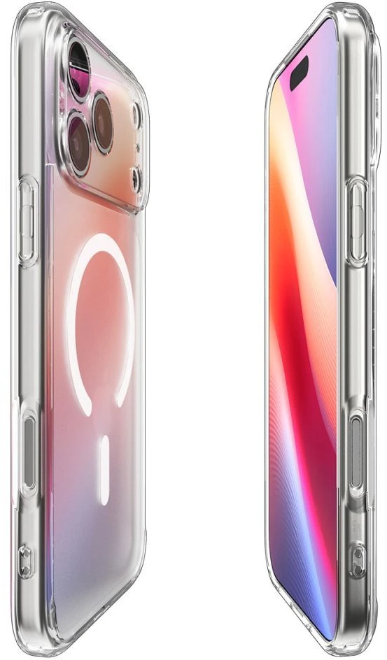 Dėklas Spigen Ultra Hybrid MagSafe, frost baltas - iPhone 17 Pro Max