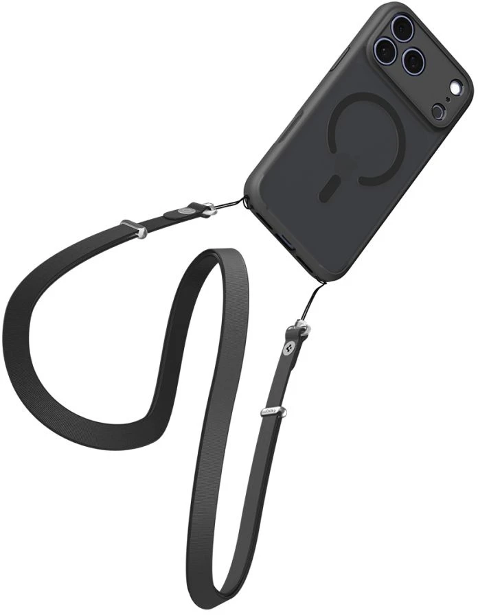 Dėklas Spigen Ultra Hybrid MagSafe, frost juodas - iPhone 17 Pro Max