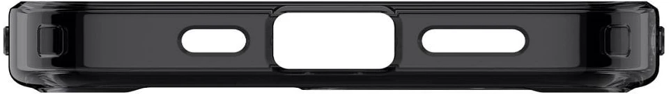 SPIGEN dėklas ULTRA HYBRID MAG suderinamas su MagSafe, skirtas IPHONE 16E 2025 zero one juodas